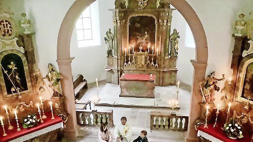 Seltener Anblick: Die Steinthalkapelle von der Empore aus. Leider wird sie nur noch selten genutzt.       -  Seltener Anblick: Die Steinthalkapelle von der Empore aus. Leider wird sie nur noch selten genutzt.