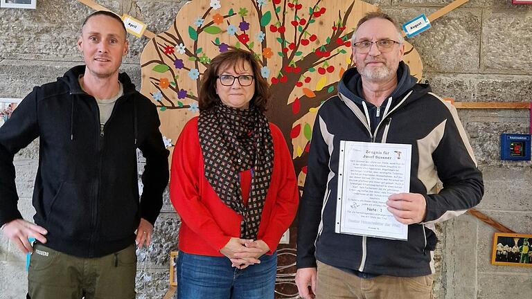 Auf dem Foto Christoph Sambeth, Anke Ludwig, Josef Sussner.