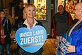 Regelmäßig nahm die umstrittene AfD-Bundestagsabgeordnete Christina Baum (links) an 'Querdenker'-Demos auch im Raum Würzburg teil. Das Foto entand im Oktober 2022 in Ochsenfurt.&nbsp;